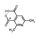 CAS#: 89977-02-6, 2,6-Dimethyl-3-nitroisonicotinic acid