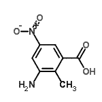 CAS 登录号：89977-11-7， 3-氨基-2-甲基-5-硝基苯甲酸