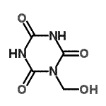 CAS 登录号：90031-15-5， 1-(羟基甲基)-1,3,5-三嗪烷-2,4,6-三酮