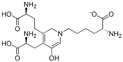 CAS 登录号：90032-33-0， (2R)-2-氨基-6-[4-[(2S)-2-氨基-2-羧基乙基]-5-[(3S)-3-氨基-3-羧基丙基]-3-羟基吡啶-1-基]己酸酯