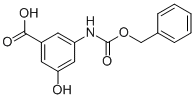 CAS 登录号：900799-69-1， 3-羟基-5-[[(苯基甲氧基)羰基]氨基]-苯甲酸