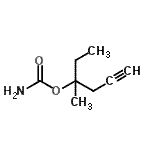 CAS#: 90087-57-3, 3-Methyl-5-hexyn-3-yl carbamate