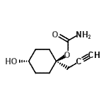 CAS#: 90105-77-4, trans-4-Hydroxy-1-(2-propyn-1-yl)cyclohexyl carbamate