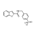 CAS#: 90141-23-4, 4-{[(1-Benzofuran-2-ylcarbonyl)amino]methyl}benzenesulfonyl chloride
