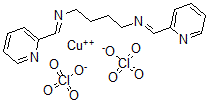 CAS#: 90149-40-9, N,N'-Bis(2-pyridylmethylene)-1,4-butanediamine (N,N',N'',N''')-Cu(II)diperchlorate