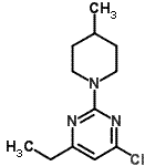 CAS#: 901586-67-2, 4-Chloro-6-ethyl-2-(4-methyl-1-piperidinyl)pyrimidine