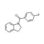 CAS#: 90172-60-4, 2,3-Dihydro-1H-indol-1-yl(4-fluorophenyl)methanone