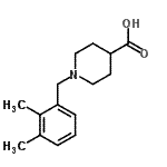 CAS 登录号：901923-72-6， 1-(2,3-二甲基苄基)-4-哌啶羧酸