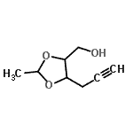 CAS#: 90199-55-6, [2-Methyl-5-(2-propyn-1-yl)-1,3-dioxolan-4-yl]methanol