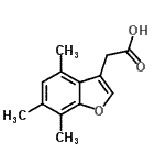 CAS 登录号：902139-76-8， (4,6,7-三甲基-1-苯并呋喃-3-基)乙酸
