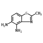 CAS#: 90223-50-0, 2-Methyl-1,3-benzothiazole-4,5-diamine