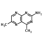 CAS#: 90223-56-6, 4,6-Dimethyl-2-pteridinamine