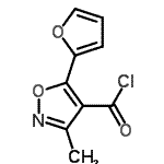 CAS 登录号：90225-06-2， 5-(2-呋喃基)-3-甲基-1,2-恶唑-4-甲酰氯