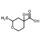 CAS#: 90271-26-4, 4-Hydroxy-2-methyltetrahydro-2H-pyran-4-carboxylic acid