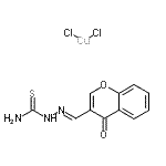 CAS#: 902779-59-3, (2E)-2-[(4-Oxo-4H-chromen-3-yl)methylene]hydrazinecarbothioamide - dichlorocopper (1:1)