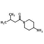 CAS#: 902836-42-4, 1-(4-Amino-1-piperidinyl)-3-methyl-1-butanone