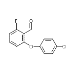 CAS 登录号：902836-82-2， 2-(4-氯苯氧基)-6-氟苯甲醛