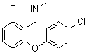 CAS#: 902836-83-3, 1-[2-(4-Chlorophenoxy)-6-fluorophenyl]-N-methylmethanamine