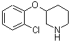 CAS 登录号：902837-29-0， 3-(2-氯苯氧基)哌啶