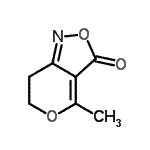 CAS#: 90362-02-0, 4-Methyl-6,7-dihydro-3H-pyrano[4,3-c][1,2]oxazol-3-one