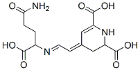 CAS#: 904-62-1, 1,2,3,4-Tetrahydro-4-[2-(1-carboxy-3-carbamoylpropylimino)ethylidene]-2,6-pyridinedicarboxylic acid