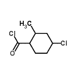 CAS#: 90403-99-9, 4-Chloro-2-methylcyclohexanecarbonyl chloride