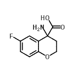 CAS#: 90477-46-6, 4-Amino-6-fluoro-4-chromanecarboxylic acid