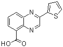 CAS 登录号：904813-02-1， 2-(2-噻吩基)-5-喹喔啉羧酸