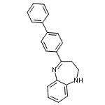 CAS 登录号:904814-66-0, 4-(4-联苯基)-2,3-二氢-1H-1,5-苯并二氮杂卓