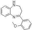 CAS 登录号：904815-57-2， 4-(2-甲氧基苯基)-2,3-二氢-1H-1,5-苯并二氮杂卓