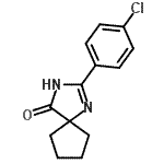 CAS#: 904816-22-4, 2-(4-Chlorophenyl)-1,3-diazaspiro[4.4]non-1-en-4-one