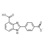 CAS 登录号:904817-17-0, 2-(4-硝基苯基)-1H-苯并咪唑-4-羧酸