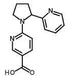 CAS 登录号：904817-33-0， 6-[2-(2-吡啶基)-1-吡咯烷基]烟酸