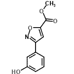 CAS#: 904817-54-5, Methyl 3-(3-hydroxyphenyl)-1,2-oxazole-5-carboxylate