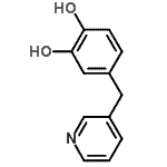 CAS 登录号：90499-71-1， 4-(3-吡啶基甲基)-1,2-苯二酚