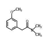 CAS 登录号：90526-08-2， 2-(3-甲氧基苯基)-N,N-二甲基乙酰胺