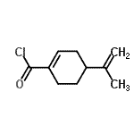 CAS#: 90554-83-9, 4-Isopropenyl-1-cyclohexene-1-carbonyl chloride