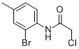 CAS 登录号：90560-54-6， N-(2-溴-4-甲基苯基)-2-氯乙酰胺