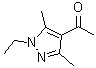 CAS 登录号：90565-37-0， 1-(1-乙基-3,5-二甲基-1H-吡唑-4-基)乙酮