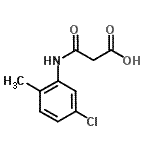 CAS 登录号：905811-05-4， 3-[(5-氯-2-甲基苯基)氨基]-3-氧代丙酸