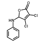 CAS 登录号：906719-71-9， 5-苯胺基-3,4-二氯-2(5H)-呋喃酮