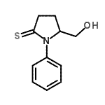 CAS#: 907563-44-4, 5-(Hydroxymethyl)-1-phenyl-2-pyrrolidinethione