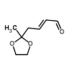 CAS 登录号：90788-54-8， (2E)-4-(2-甲基-1,3-二氧戊环-2-基)-2-丁烯醛