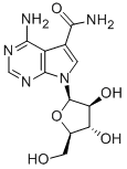 CAS#: 90813-74-4, 4-Amino-7-[3,4-dihydroxy-5-(hydroxymethyl)oxolan-2-yl]pyrrolo[5,4-d]pyrimidine-5-carboxamide