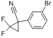CAS 登录号：908333-94-8， 1-(3-溴-苯基)-2,2-二氟-环丙烷甲腈