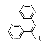 CAS#: 90844-40-9, N-(2-Pyridinyl)-5-pyrimidinecarboximidamide