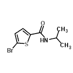CAS 登录号：908494-87-1， 5-溴-N-异丙基-2-噻吩甲酰胺
