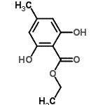 CAS 登录号：90904-35-1， 乙基2,6-二羟基-4-甲基苯甲酸酯