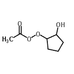 CAS#: 90904-56-6, 2-Hydroxycyclopentyl ethaneperoxoate