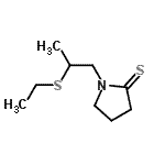 CAS 登录号：90951-10-3， 1-[2-(乙硫基)丙基]-2-吡咯烷硫酮